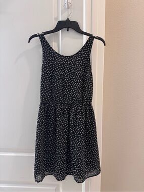Divided Black Floral Sundress